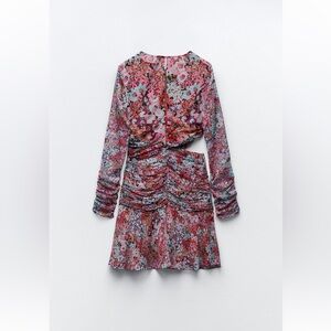 Zara Floral Mini Dress NWT / Size M
